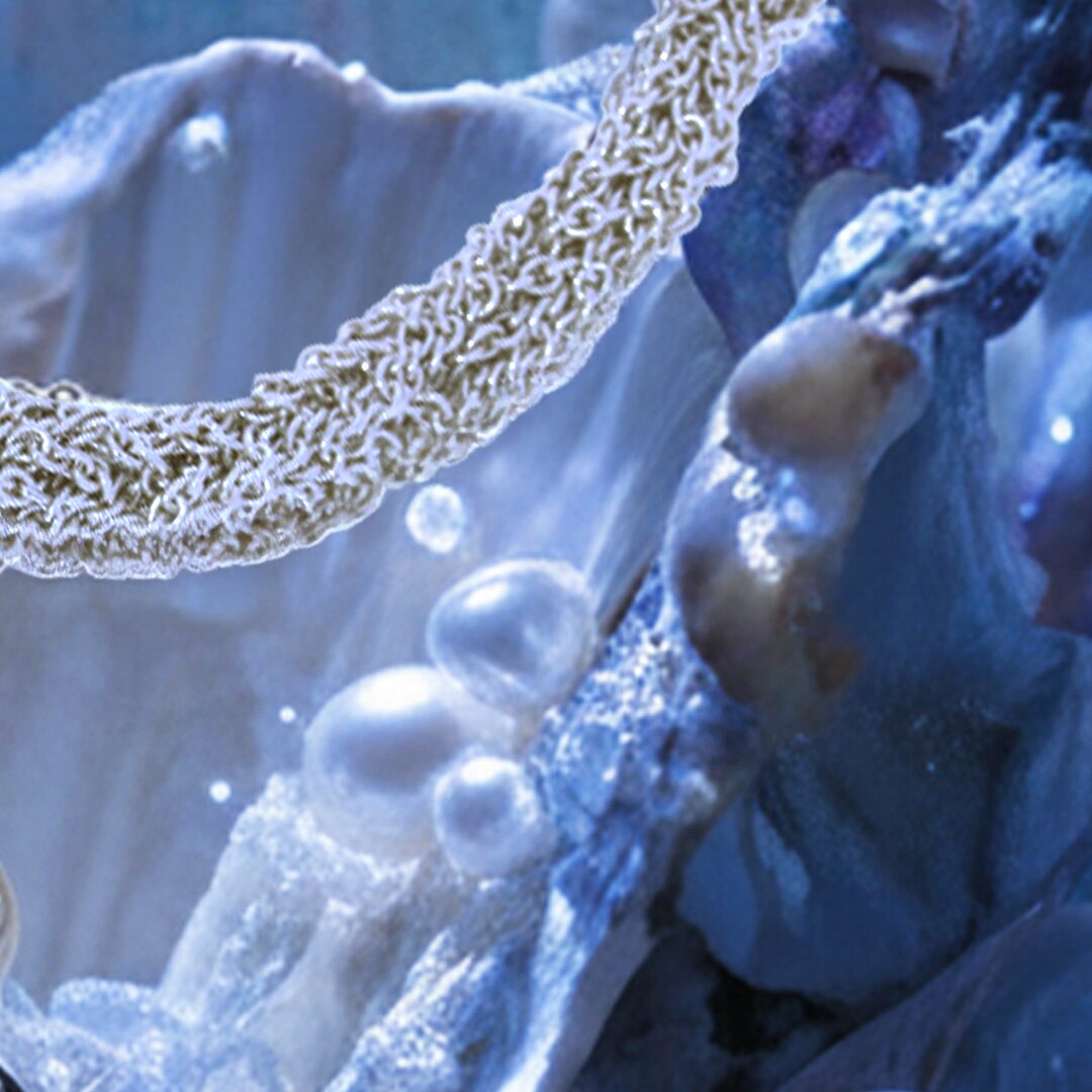 Kette Struktur Silber Goldschmiede Bergmann-Hamburg Kette mit Struktur, Silber